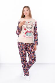 Піжама жіноча "Family look" Носи своє 46 Персиковий (p-12944-180418)