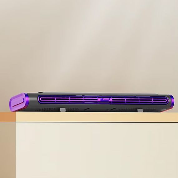 Настільний вентилятор F3 Tower Fan 3 speeds with battery 1200 mAh Purple | Зображення 3