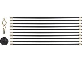 Набір прути гнучкі для чищення каналізації 20х930 мм 10 штук YATO YT-24980