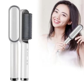 Электрическая расческа-выпрямитель Hair Straightener HQT-909 щетка для укладки волос