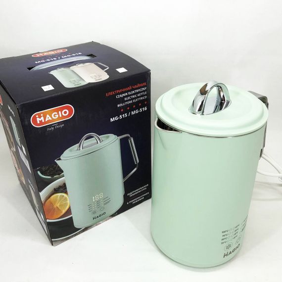 Електрочайник нержавіюча сталь, Чайник для дому зручний, Електрочайник відмінний, Чайник дисковий CS-48 | Зображення 8