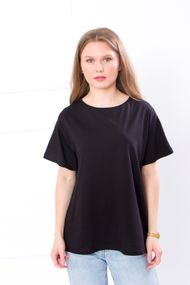 Футболка жіноча (оверсайз) Носи своє 46 Чорний (p-6569-74516)