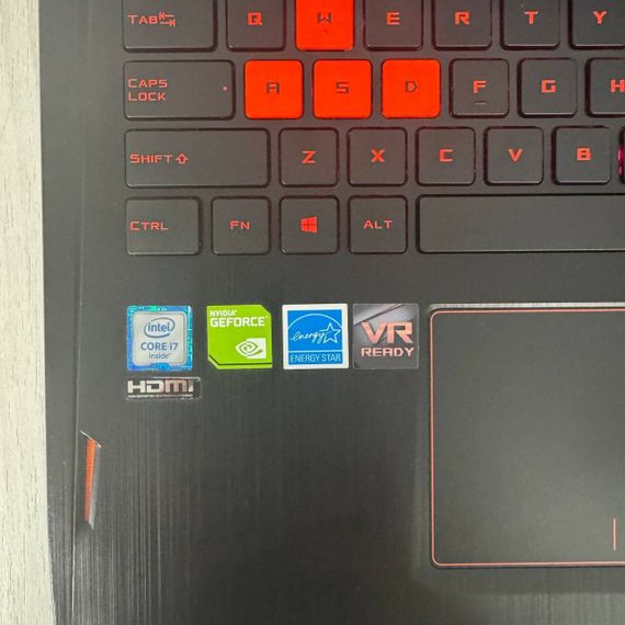 Игровой ноутбук Б-класс Asus ROG Strix GL502VM / 15.6" (1920x1080) IPS / Intel Core i7-7700HQ (4 (8) ядра по 2.8 - 3.8 GHz) / 16 GB DDR4 / 256 GB SSD / nVidia GeForce GTX 1060, 3 GB GDDR5, 192-bit / WebCam б/у | Зображення 2