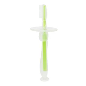 Силіконова зубна щітка Mumlove MGZ-0707(Green) з обмежувачем