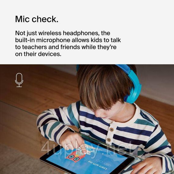 Детские беспроводные наушники с микрофоном Belkin SoundForm Mini Kids Bluetooth Wireless Headphones | Зображення 6