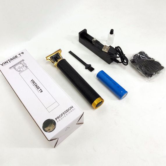 Машинка для окантовки акумуляторна T9, Тример для самостійної стрижки волосся Тример скронь YP-47 | Зображення 2