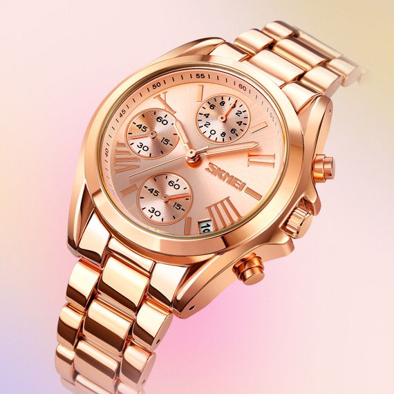 Жіночий годинник Skmei 1897RG Rose Gold | Зображення 5