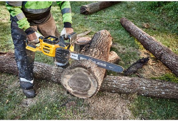 Пила ланцюгова акумуляторна безщіткова Довжина шини 50 см DeWALT DCMCS575N | Зображення 5