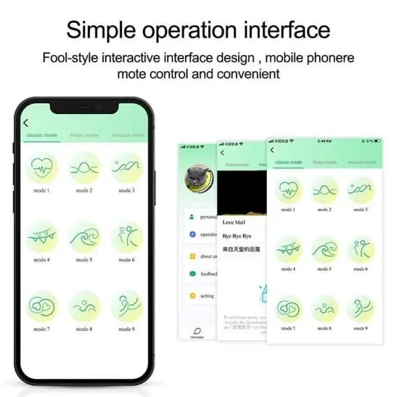 Анальна пробка Smart Rose з 9 режимами вібрації, 3.3 см, чорний силікон для індивідуального та парного використання. | Зображення 2