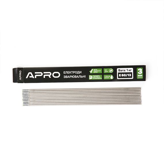 Електроди зварювальні Е 60/13 1кг 3 мм APRO 6999061 | Зображення 3