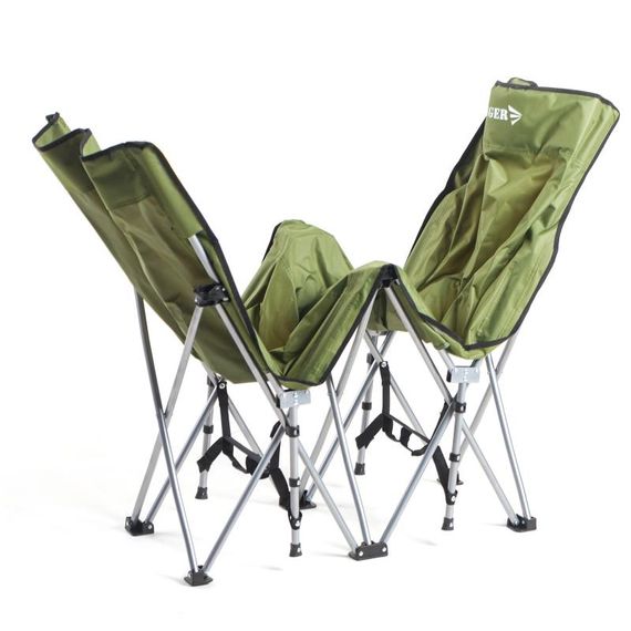 Раскладушка Ranger Military Forest RA-5517 35,5-49,5х191х67 см зеленая | Зображення 3