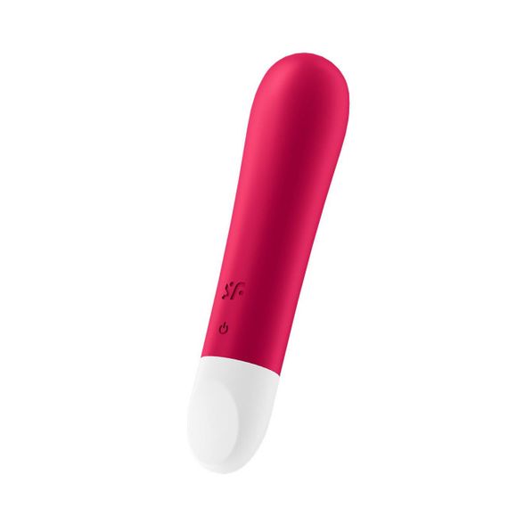 Віброкуля Satisfyer Ultra Power Bullet 1 Red на акумуляторі, потужна міні віброкуля для точкової стимуляції | Зображення 1