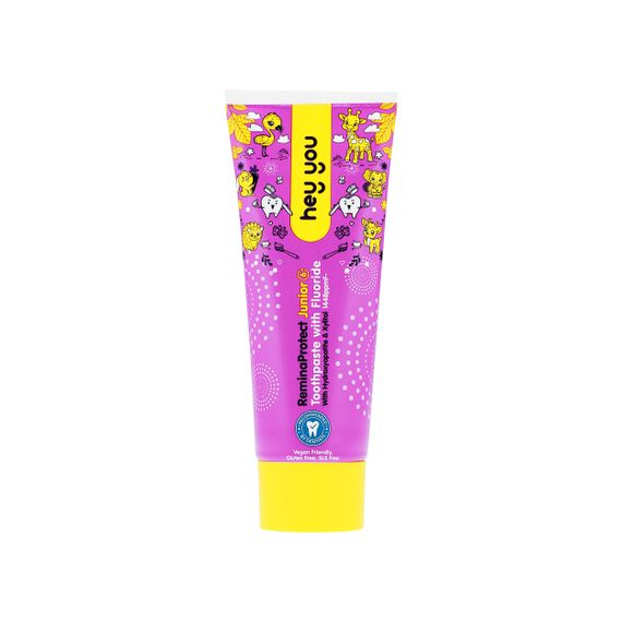 Ремінералізуюча дитяча зубна паста Hey You ReminaProtect Junior Toothpaste, 75мл