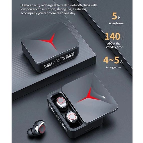Навушники вкладиші touch M90 Pro True Wireless Earbuds, Навушники для музики, Навушники PT-588 з мікрофоном | Зображення 3