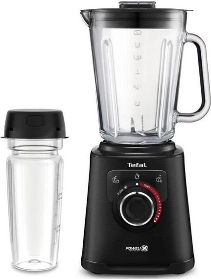 Блендер Tefal  стаціонарний Perfectmix+ 1200Вт, чаша-2000мл, ємність для смузі, скло, чорний (BL87G831) | Зображення 3