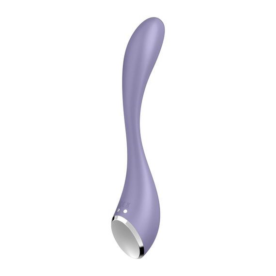 Універсальний вібратор Satisfyer G-Spot Flex 5+ Lilac — гнучкий вібратор для точки G і клітора | Зображення 5