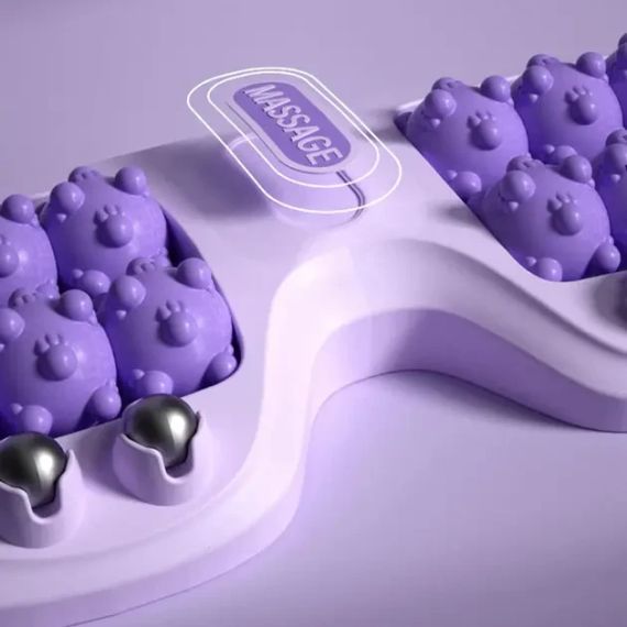 Портативний масажер для ніг Cat Claw Style Foot Massager з 12 роликами та 4 магнітними кульками | Зображення 2