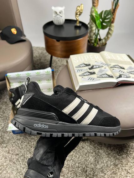 Мужские кроссовки ZX Street All Black White весна / літо / осінь A3685 42 26,5 | Зображення 6