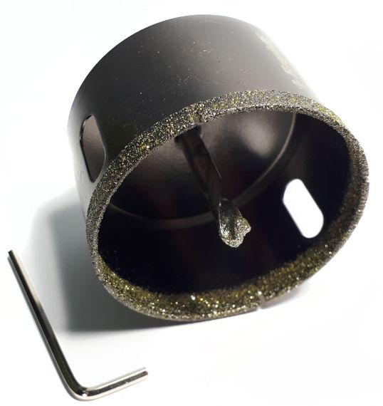 Коронка алмазна RapidE Red Point 80мм з напрямним свердлом (R0501)