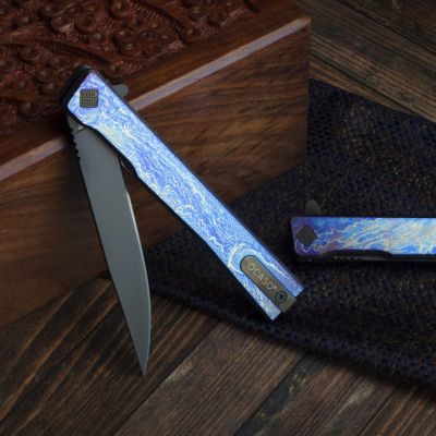 Нож Ocaso Solstice, Anodized titanium, Black (10DBB) | Зображення 6