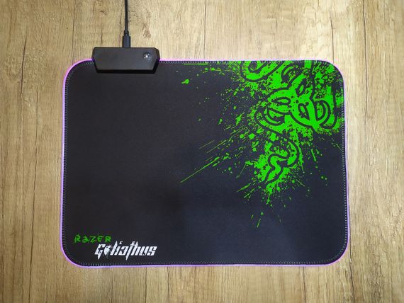 Коврик для мышки RGB RAZER R-350 (25*35*0.3) с подсветкой (в коробке)