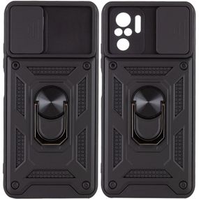 Ударостійкий чохол Camshield Serge Ring для Xiaomi Redmi Note 10 / Note 10s / Poco M5s Чорний