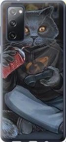 Чохол на Samsung Galaxy S20 FE G780F gamer cat із силікону FCh_033239