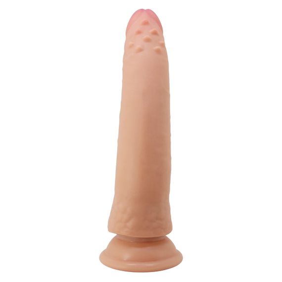 Фалоімітатор на присосці, з хребтом та ефектом ковзної шкіри LyBaile - Sliding Skin 8,3” Flesh, BW-007006NRG sexstyle | Зображення 8