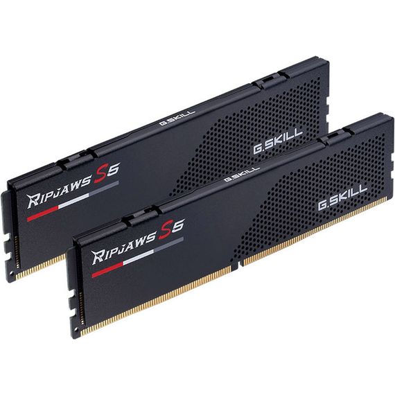Модуль пам'яті для комп'ютера DDR5 32GB (2x16GB) 5600 MHz Ripjaws S5 Matte Black G.Skill (F5-5600J3036D16GX2-RS5K) | Зображення 1