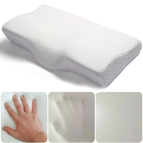 Ортопедична подушка для сну з ефектом пам'яті (50х10х30см), TV50092 / Анатомічна подушка для шиї