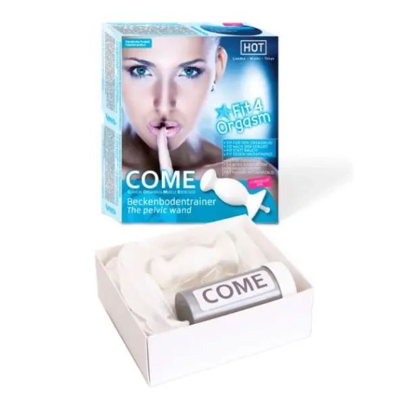 Тренажер м'язів малого тазу HOT Come The Pelvic Wand білий sexstyle | Зображення 1