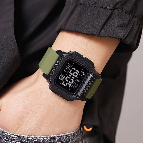 Протиударні військові чоловічі годинники SKMEI 2537AG, Армійські годинники мілітарі WP-35 | Зображення 3