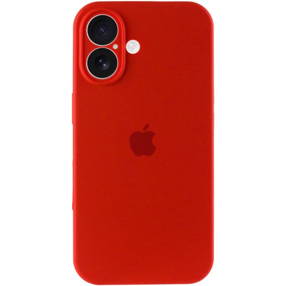 Чохол Silicone Case Full Camera Protective (AA) для Apple iPhone 16 (6.1") Червоний / Red | Зображення 1