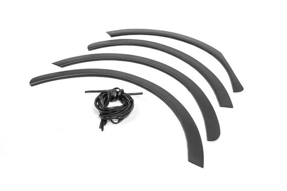 Накладки на арки (4 шт, черные) Металл для Renault Kangoo 1998-2008 гг | Зображення 4