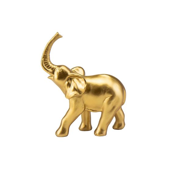 Декоративна статуетка Golden elephant 20 см | Зображення 1