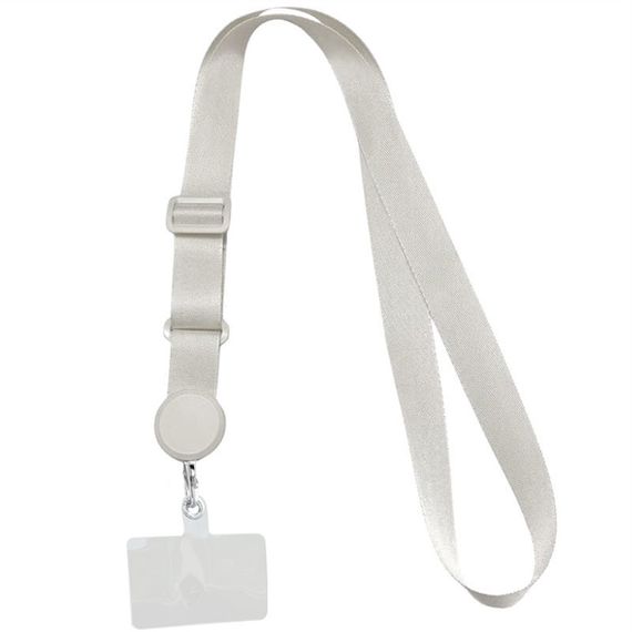 Шнурок для телефона (широкий) 150см White