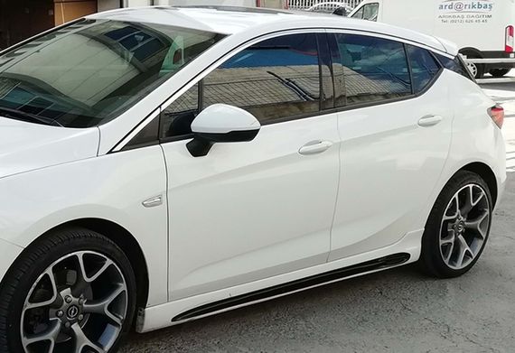 Боковые Пороги DPT V-2 (Под Покраску) для Opel Astra K 2016-2021 гг | Зображення 3