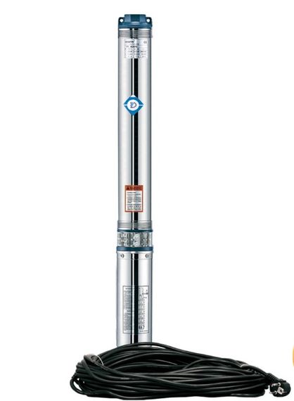 Насос відцентровий свердловинний Aquatica 1.8кВт H 197(152)м Q 55(35)л/мин Ø102мм 20м кабеля mid 778448