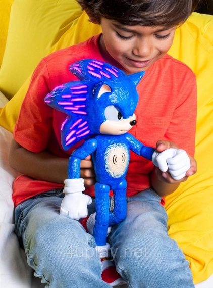 Интерактивная фигурка Jakks Pacific Sonic The Hedgehog 3: Говорящий Соник (30 см) | Зображення 1