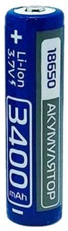 Літій-іонний акумулятор із захистом Rablex 3400 mAh 18650 (Li-ion) 3,7 V Original | Зображення 1