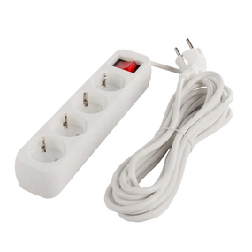 Фільтр мережевий 4 розетки 2м білий CW-PSEA42W ColorWay