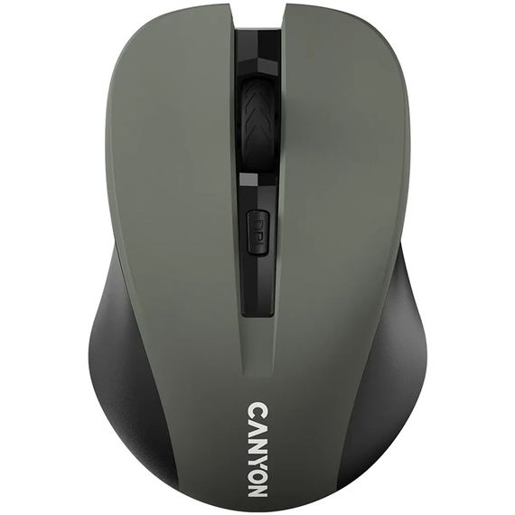 Мышь компьютерная безпроводная Canyon CNE-CMSW1G Gray серая