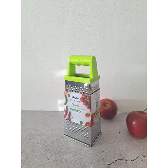 Тертка GT-GR-2003-2 ART-DECO чотиристороння з округлою ручкою 20 см GUSTO | Зображення 2