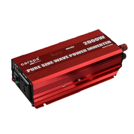 Інвертор перетворювач Carspa 2000W чистий синус | Зображення 1