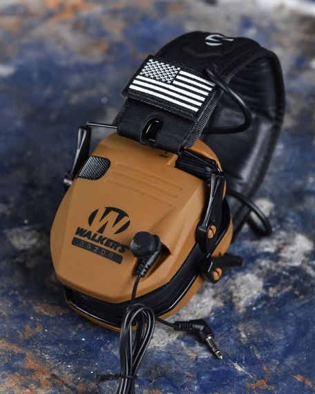 Активні навушники для стрільби Walker's Razor шумозаглушення NRR 23 дБ  койот | Зображення 1