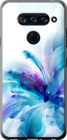 Чехол на LG V40 ThinQ цветок "2265u-1577-17620"