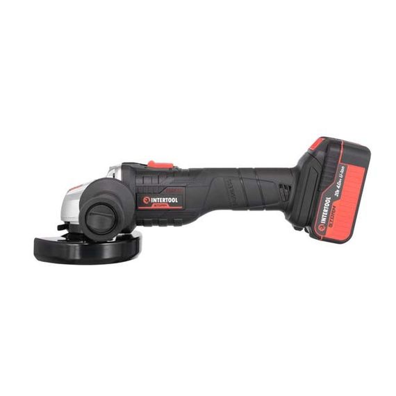 Шліфмашина кутова акумуляторна з безщітковим двигуном 125 мм INTERTOOL WT-0366 | Зображення 2