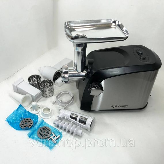 М'ясорубка з решіткою для фаршу, М'ясорубка 3в1 м'для дому 'ясорубки ковбасок WR-22 | Зображення 7