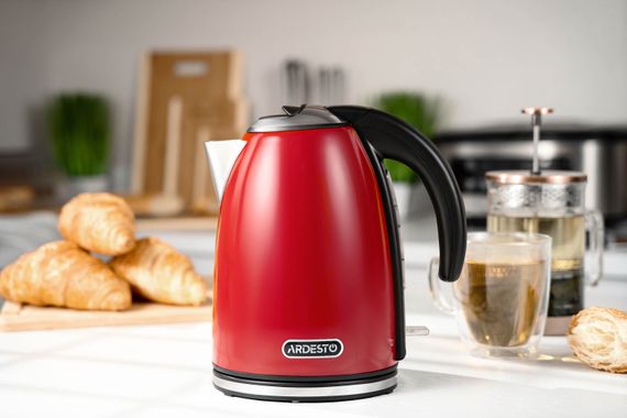 Електрочайник ARDESTO EKL-F340R 1.7л/2200Вт/strix контроль/нерж. сталь/червоний (EKL-F340R) | Зображення 6