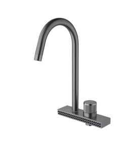 Змішувач для кухні Mixxus FOL-011 Graphite з функцією "водоспад" (MI6346)